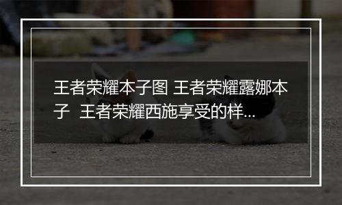 王者荣耀本子图 王者荣耀露娜本子  王者荣耀西施享受的样子