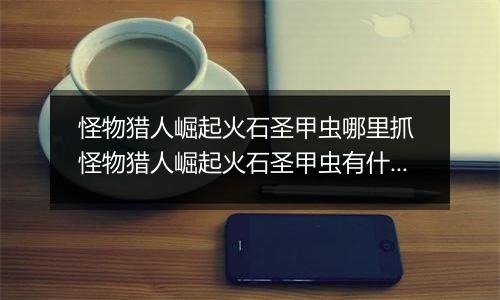 怪物猎人崛起火石圣甲虫哪里抓 怪物猎人崛起火石圣甲虫有什么用