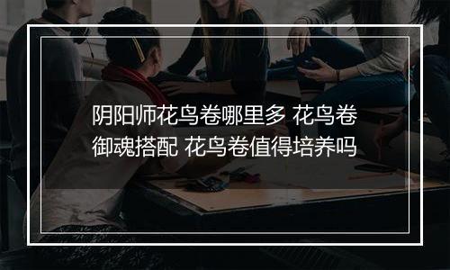 阴阳师花鸟卷哪里多 花鸟卷御魂搭配 花鸟卷值得培养吗