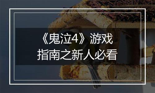 《鬼泣4》游戏指南之新人必看