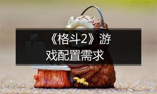 《格斗2》游戏配置需求