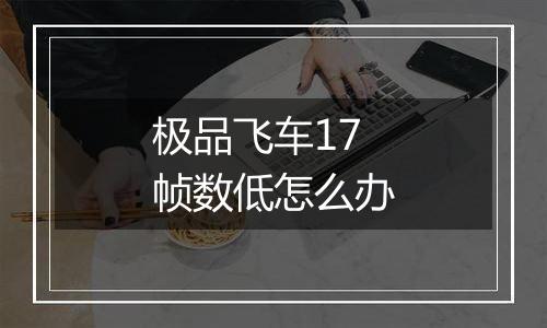 极品飞车17帧数低怎么办