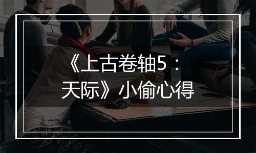 《上古卷轴5：天际》小偷心得