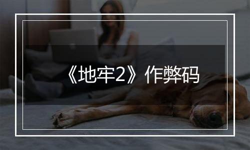 《地牢2》作弊码