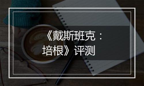 《戴斯班克：培根》评测