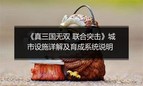 《真三国无双 联合突击》城市设施详解及育成系统说明