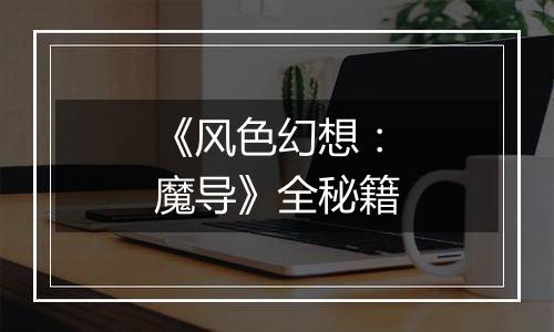 《风色幻想：魔导》全秘籍