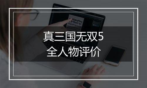 真三国无双5 全人物评价