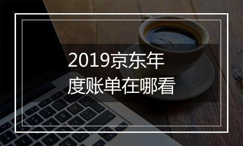2019京东年度账单在哪看