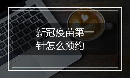 新冠疫苗第一针怎么预约