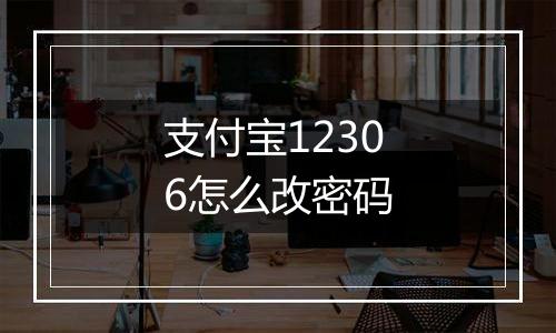支付宝12306怎么改密码