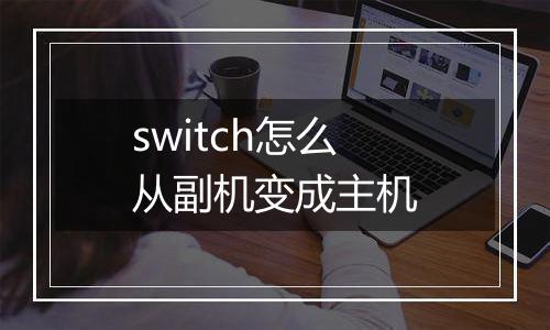 switch怎么从副机变成主机