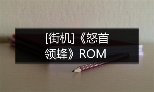[街机]《怒首领蜂》ROM