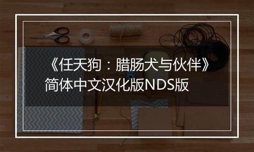 《任天狗：腊肠犬与伙伴》简体中文汉化版NDS版