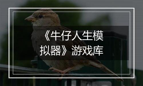 《牛仔人生模拟器》游戏库