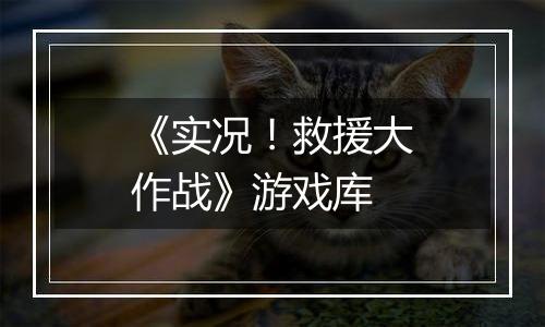 《实况！救援大作战》游戏库