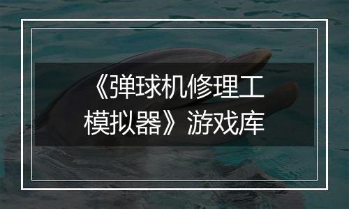 《弹球机修理工模拟器》游戏库