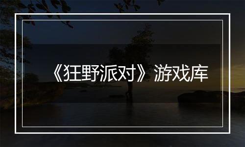 《狂野派对》游戏库
