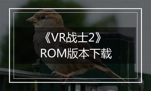 《VR战士2》 ROM版本下载