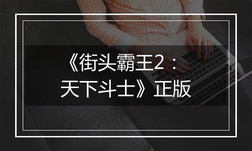 《街头霸王2：天下斗士》正版