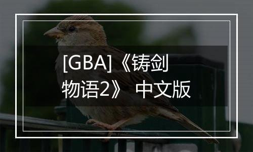 [GBA]《铸剑物语2》 中文版