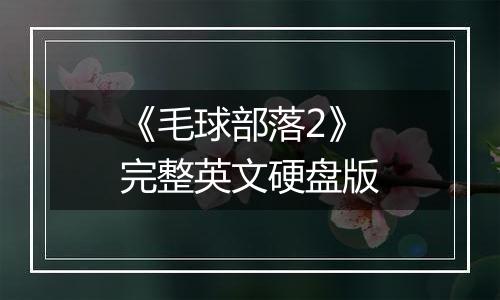 《毛球部落2》完整英文硬盘版