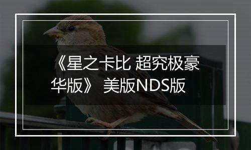 《星之卡比 超究极豪华版》 美版NDS版
