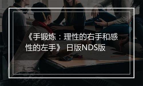 《手锻炼：理性的右手和感性的左手》 日版NDS版