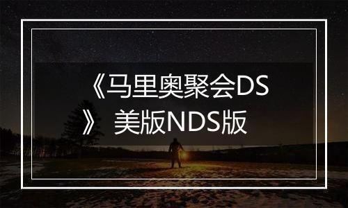 《马里奥聚会DS》 美版NDS版