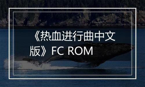 《热血进行曲中文版》FC ROM
