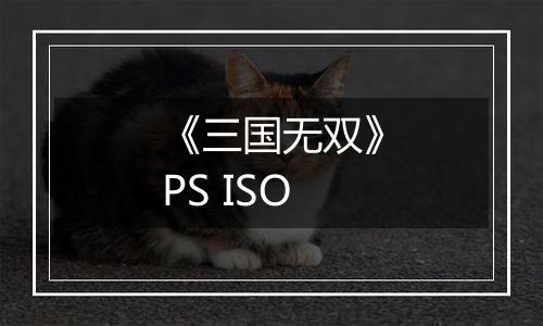 《三国无双》PS ISO