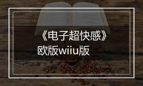 《电子超快感》欧版wiiu版