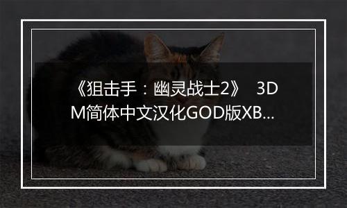 《狙击手：幽灵战士2》  3DM简体中文汉化GOD版XBOX360版