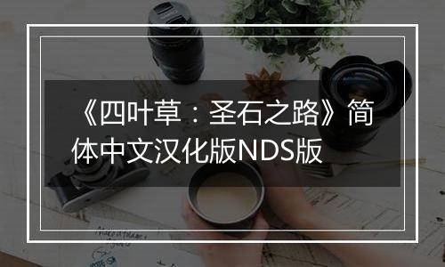 《四叶草:圣石之路》简体中文汉化版NDS版