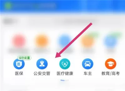 支付宝能不能直接进入交管12123