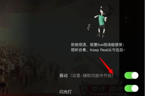 爱奇艺怎样开启蹦迪模式