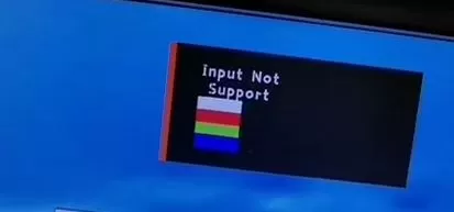 win10显示器:input not supported 弹窗修复方法