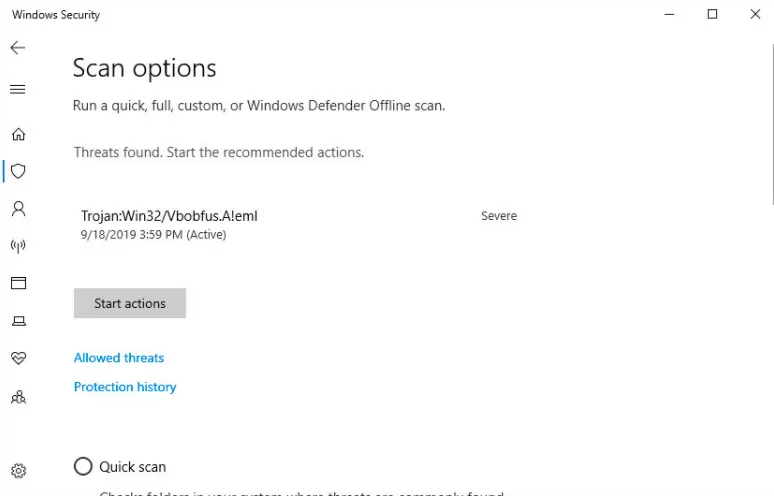 怎么用Windows Defender扫描文件夹中的恶意软件?
