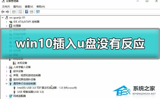 Win10插入u盘没有反应怎么办？Win10插入u盘没有反应的...