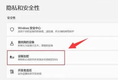 Win11如何进行设备加密?Win11设备加密的方法
