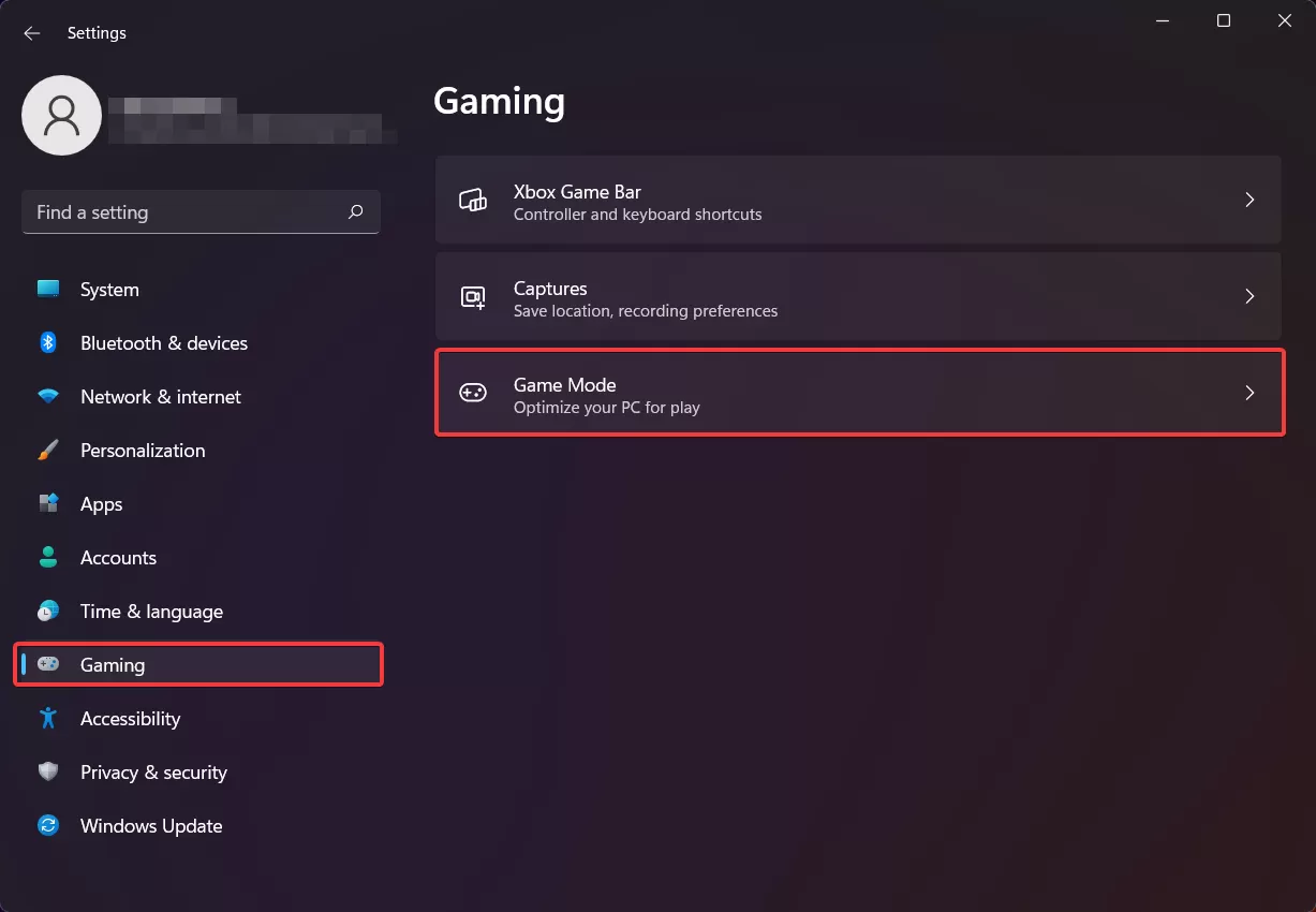 Win11如何禁用游戏模式?Win11禁用游戏模式教程