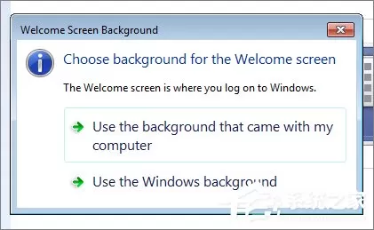 如何更换Windows7的登陆界面?