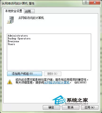 Win7访问网上邻居提示未授予用户在此计算机上的请求登录类型怎么办?