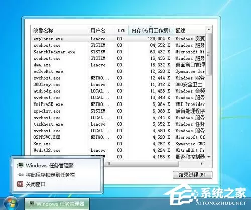 如何解决Win7任务管理器标题栏不见了的问题?