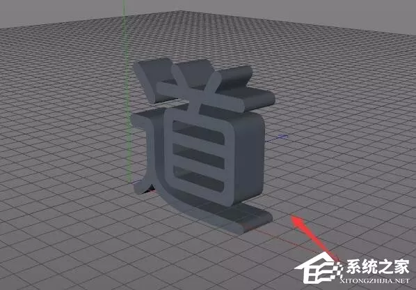 c4d如何快速创建立体字?c4d快速创建立体字的操作步骤