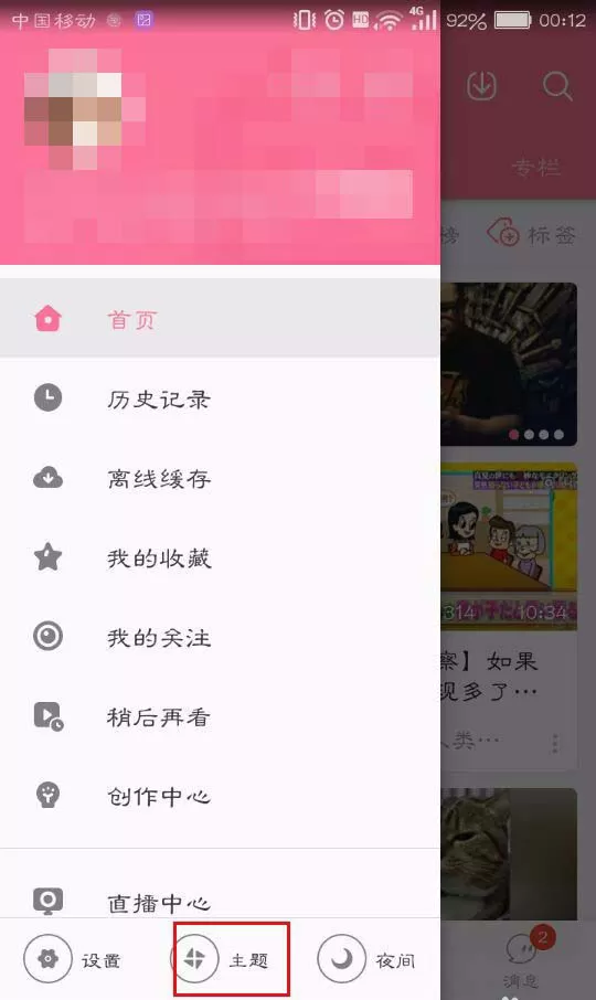 Dilibili怎么更改主题?更改主题的操作步骤