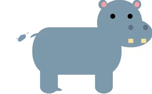 AI入门应该学习画什么?AI入门画卡通河马教程