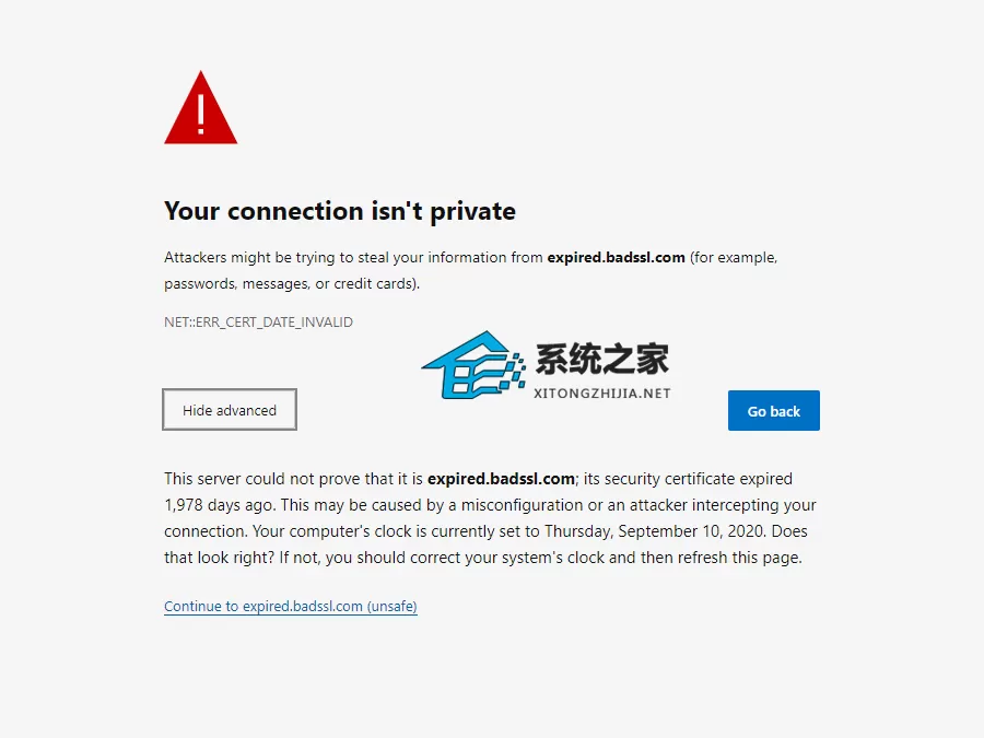 错误码NET::ERR_CERT_DATE_INVALID证书已过期怎么办?
