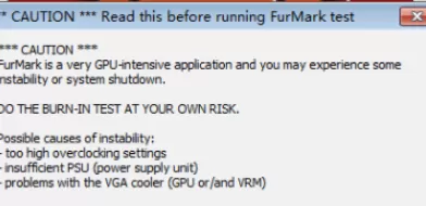 furmark正确的烤机教程