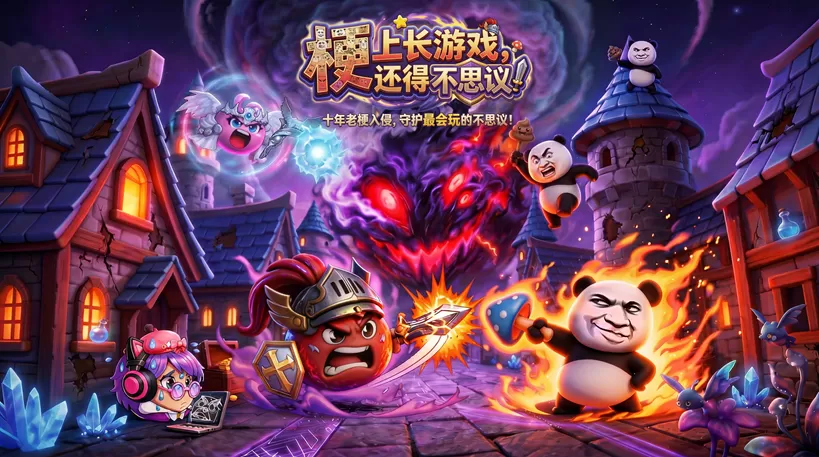 梗图乱入危机？一起守护最会玩梗的《不思议迷宫》！